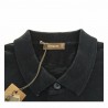 FERRANTE polo uomo mezza manica con bordo tortora 100% cotone MADE IN ITALY