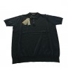 FERRANTE polo uomo mezza manica con bordo tortora 100% cotone MADE IN ITALY