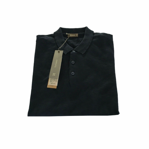 FERRANTE polo uomo mezza manica con bordo tortora 100% cotone MADE IN ITALY