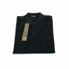 FERRANTE polo uomo mezza manica con bordo tortora 100% cotone MADE IN ITALY