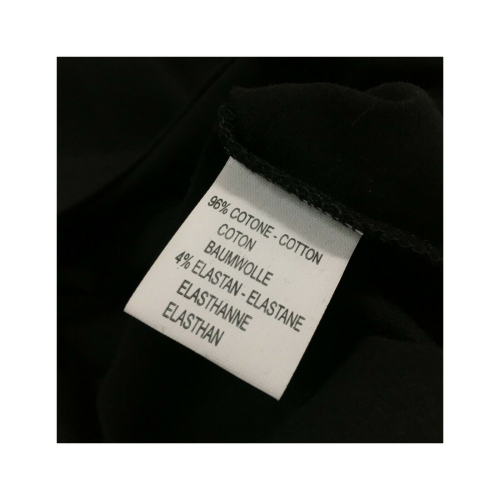 NEIRAMI women's maxi t-shirt cotton black art B01 MADE IN ITALY