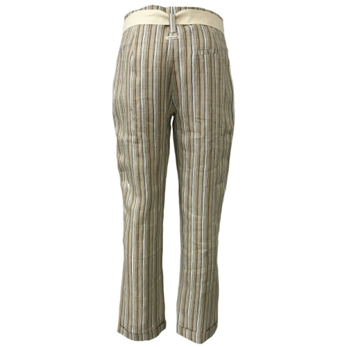 HUMILITY 1949 women's trousers linen art HA8071 MADE IN ITALY