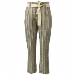 HUMILITY 1949 women's trousers linen art HA8071 MADE IN ITALY