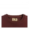 BKØ felpa uomo garzata verde militare 100% cotone mod SU17010 MADE IN ITALY