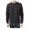 BKØ felpa uomo garzata verde militare 100% cotone mod SU17010 MADE IN ITALY