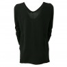 ALPHA STUDIO women's sweater long sleeve double V-neck art AD-6005A 100% cotton