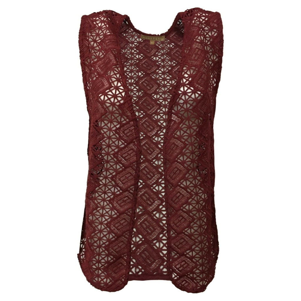 HUMILITY 1949 Women's vest bordeaux mod HA6070 100% polyester HUMILITY 1949 Women's vest bordeaux mod HA6070 100% polyester