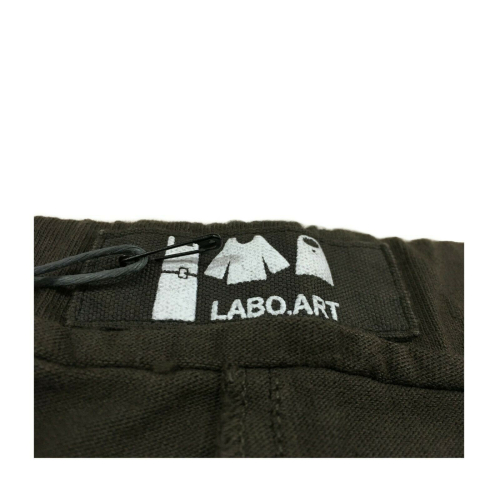 LABO.ART Pantalone donna mod FILIPPO PAN 100% cotone invernale MADE IN ITALY