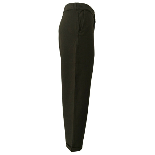LABO.ART Pantalone donna mod FILIPPO PAN 100% cotone invernale MADE IN ITALY