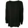 CORTE DEI GONZAGA GOLD woman sweater black art 5200 95% viscose 5% elastane