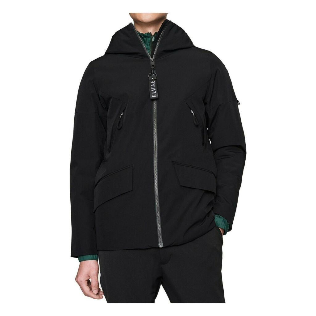 ELVINE men's jacket black Thermore padding mod Cole