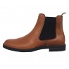 ASTORFLEX Shoe Man in rust-colored greased leather with contrasting elastic MADE IN ITALY