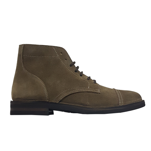 ASTORFLEX Scarpa Uomo con lacci in camoscio colore militare ALDFLEX 724 MADE IN ITALY