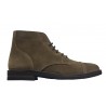 ASTORFLEX Man shoe with laces, in military suede ALDFLEX 724 MADE IN ITALY