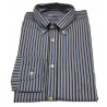 BRANCACCIO camicia uomo righe blu/bianco