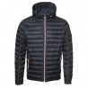 JOTT Man down jacket with hood VEGAS RÉVERSIBLE Blue Marine 95% polyamide, 5% polyurethane