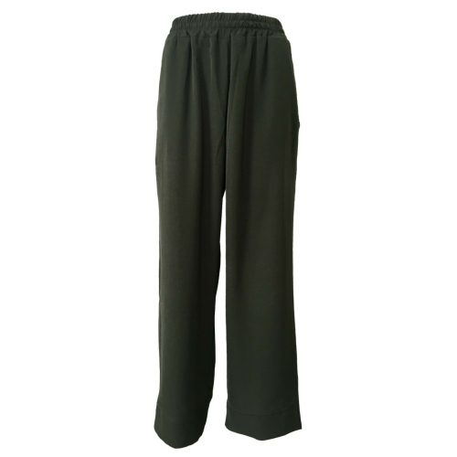 LA FEE MARABOUTEE Women's trousers with elasticated waist mod FC1073 MADE IN ITALY