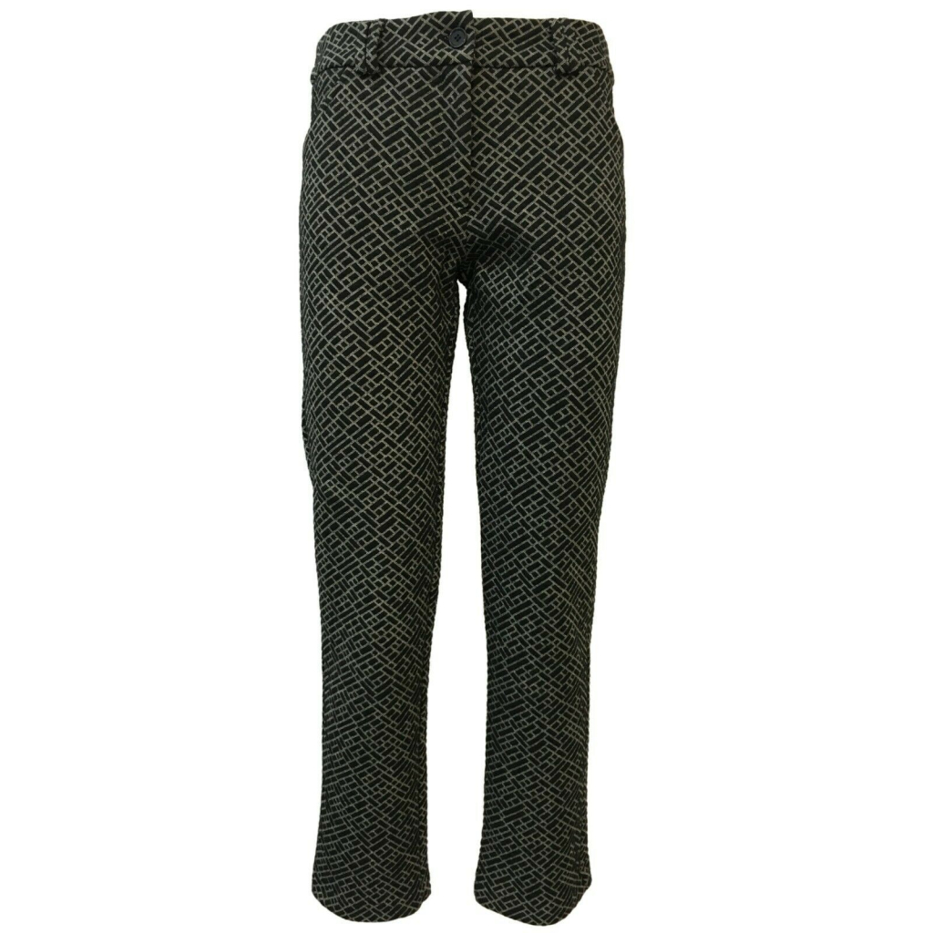 LA FEE MARABOUTEE Pantalone donna punto milano mod FC1369 MADE IN ITALY