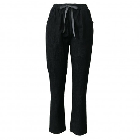 HUMILITY 1949 Pantalone donna jeans scuro con elastico mod HA9049 MADE IN ITALY