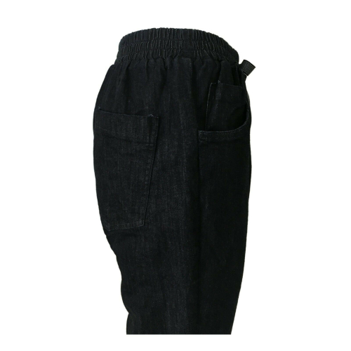 HUMILITY 1949 Pantalone donna jeans scuro con elastico mod HA9049 MADE IN ITALY