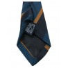 DRAKE'S LONDON Tie Man lined Regimental fantasy 147x8 cm MADE IN ENGLAND