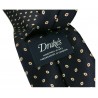 DRAKE'S LONDON Tie Man lined fantasy Drops 147x8 MADE IN ENGLAND