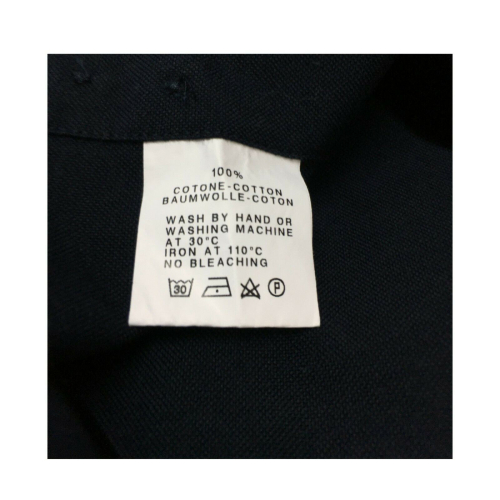 MGF 965 man shirt blue button-down with pocket mod 92 L.T 100% cotton