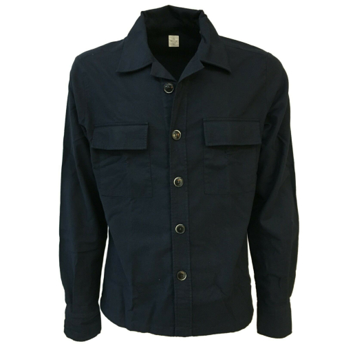 MGF 965 Giacca camicia uomo flanella blu mod SP310 100% cotone