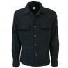 MGF 965 Giacca camicia uomo flanella blu mod SP310 100% cotone
