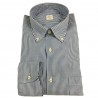 MGF 965 man shirt white/blue button-down with pocket mod 92 L.T 100% cotton