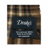 DRAKE'S men's scarf brown check art 19768 100% wool MADE IN SCOTLAND