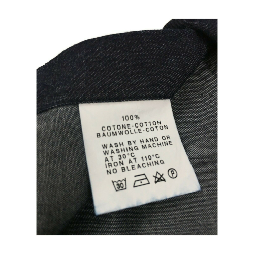 MGF 965 man shirt denim button-down with pocket mod 92 L.T 100% cotton
