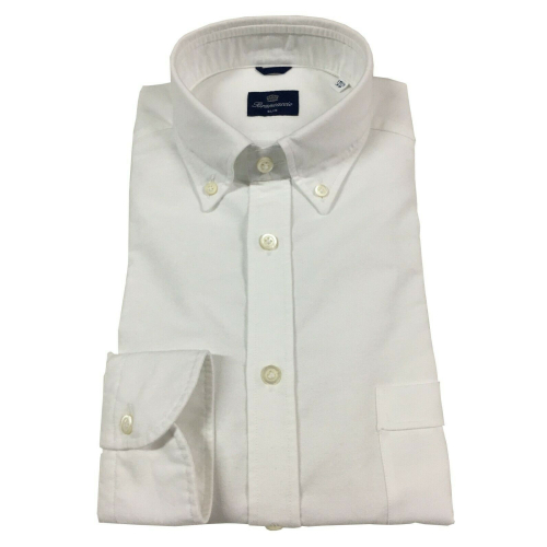 BRANCACCIO Oxford man button-down shirt with pocket mod NICK ABL06
