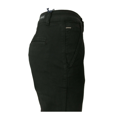 ATELIER CIGALA’S Pantalone nero mod 16-230 CHINO FLARE TRS03 MADE IN ITALY