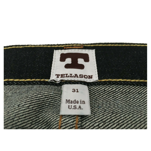 TELLASON jeans uomo mod T1977.03 JOHN GRAHAM MELLOR SLIM STRAIGHT 14.75 OZ - MADE IN USA