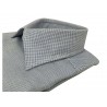 BRANCACCIO camicia uomo manica lunga microdisegno bianco/blu mod LUKE ABH1121