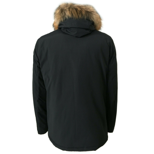 NORWAY man jacket with fur 70% down + 30% feather mod GREENFIELD