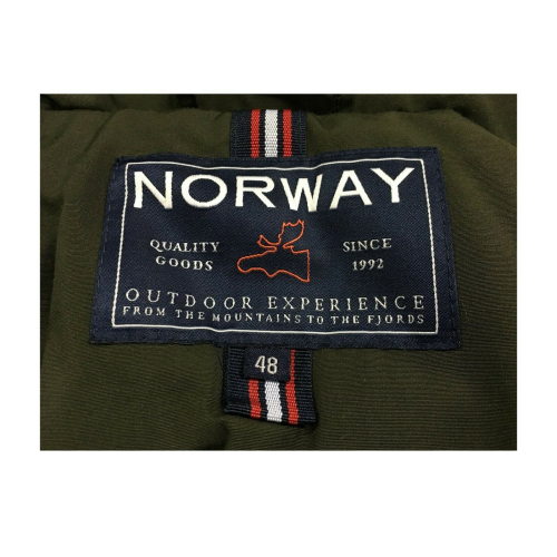 NORWAY man jacket army green 90% down 10% feather mod 95060 SCOTT