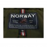 NORWAY man jacket army green 90% down 10% feather mod 95060 SCOTT