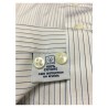 BRANCACCIO camicia uomo manica lunga bianca righe blu/nero mod LUKE ABI1701