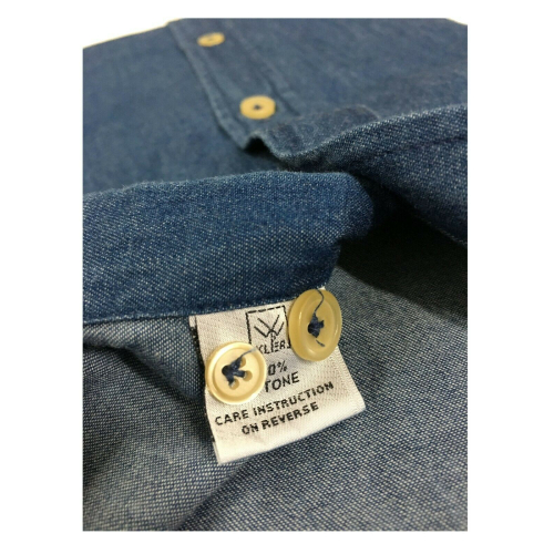 BRANCACCIO man long sleeve button-down shirt with pocket mod NICK ABA6301