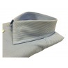 BRANCACCIO camicia uomo manica lunga micro riga bianco cielo art. ab65901