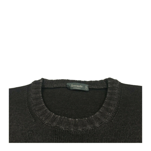 FERRANTE sweater man dyed color mod 42G37101 100% wool MADE IN ITALY