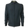 FERRANTE cardigan man with zip mod 42G3002 100% wool MADE IN ITALY