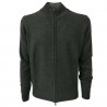 FERRANTE cardigan man with zip mod 42G3002 100% wool MADE IN ITALY