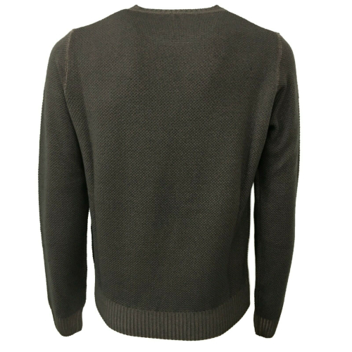 FERRANTE Maglia uomo lavorazione in rilievo mod 42U22113 100% lana MADE IN ITALY