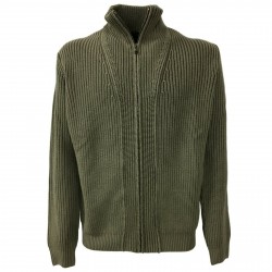 FERRANTE cardigan man with zip mod 42U22025 100% wool MADE IN ITALY