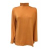 ELENA MIRO' t- shirt donna collo alto colore arancio 96% viscosa 4% elastan
