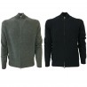 PANICALE Cardigan uomo con zip mod U25714GZ 85% lana 15% cashmere MADE IN ITALY