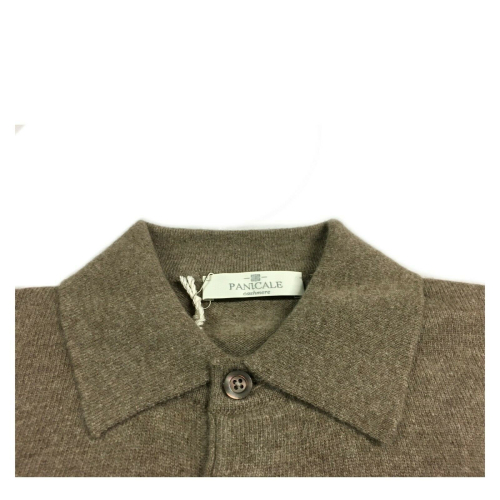 PANICALE Cardigan uomo con zip mod U25714GZ 85% lana 15% cashmere MADE IN ITALY